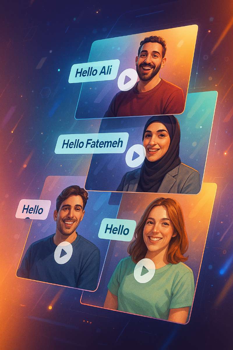 ویدیوهای شخصی در مقیاس بالا